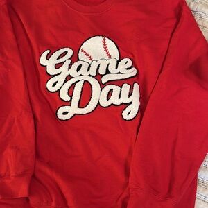 Red Game Day Sweatshirt